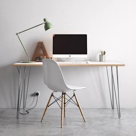 ada WFH SET E Meja Kerja Kantor dan Kursi ready