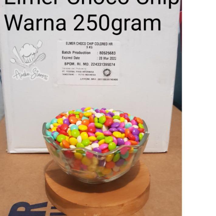 

Belanja Nyaman--Chocochips Warna Elmer 250gram
