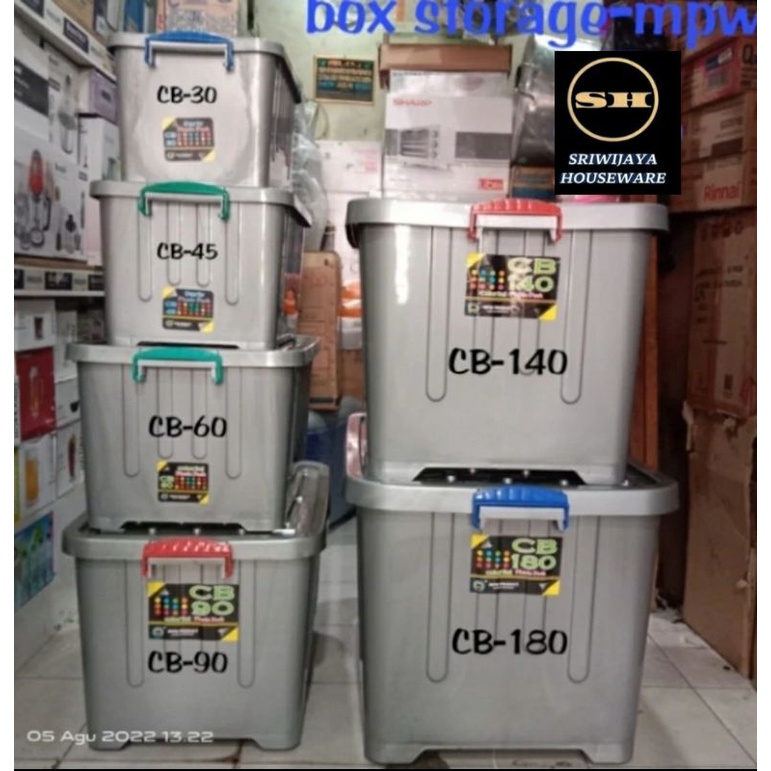 MPW CONTAINER BOX SILVER | CONTAINER BOX MPW SILVER  CB30 CB45 CB60 CB90 CB140 CB180