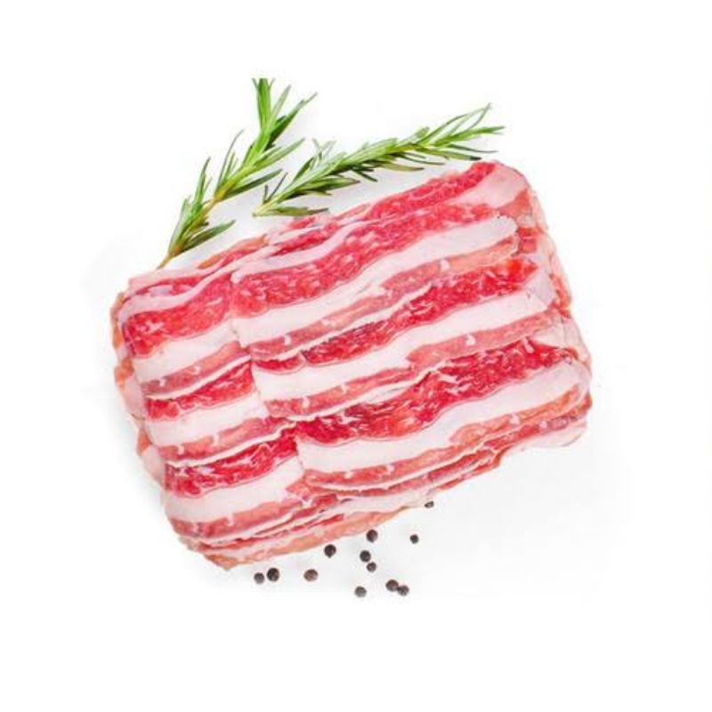 

Daging slice shortplate US (LEMAK) 500 gr