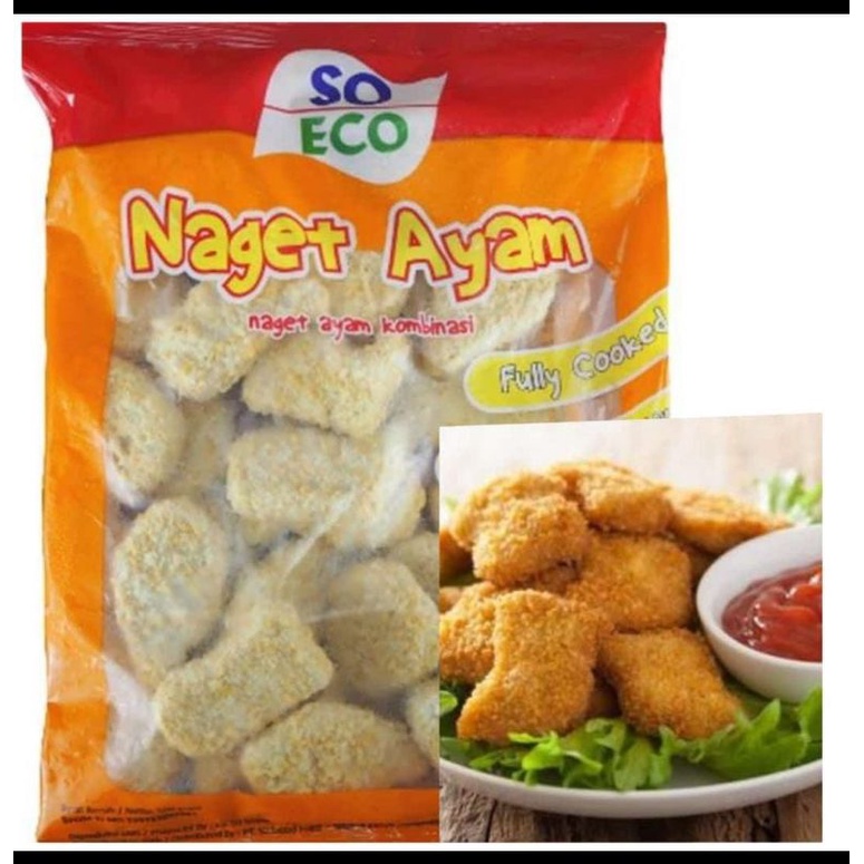 

Nuget ayam so eco 1 kg nuget premium