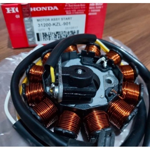 Spull Assy Stator Comp Spul Pulser Motor Honda Beat FI PGM CBS Vario 110 LED Scoopy F1 KZL/K25