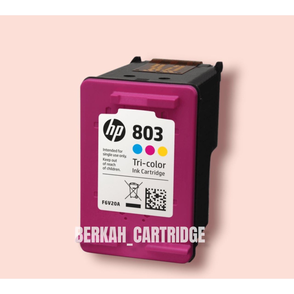 Jual CARTRIDGE TINTA HP 803 HP DESKJET 2132 ALL INONE RECYCLE (SIAP