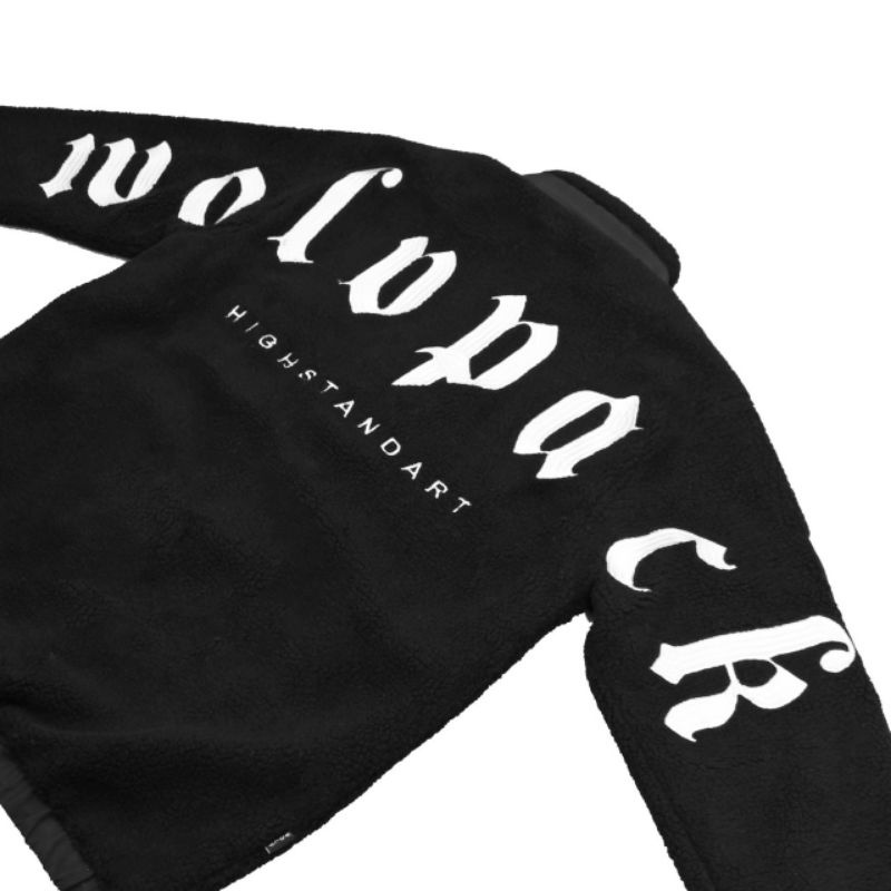 SHERPA JAKET JAKET BLACK SHERPA PRIA PREMIUM