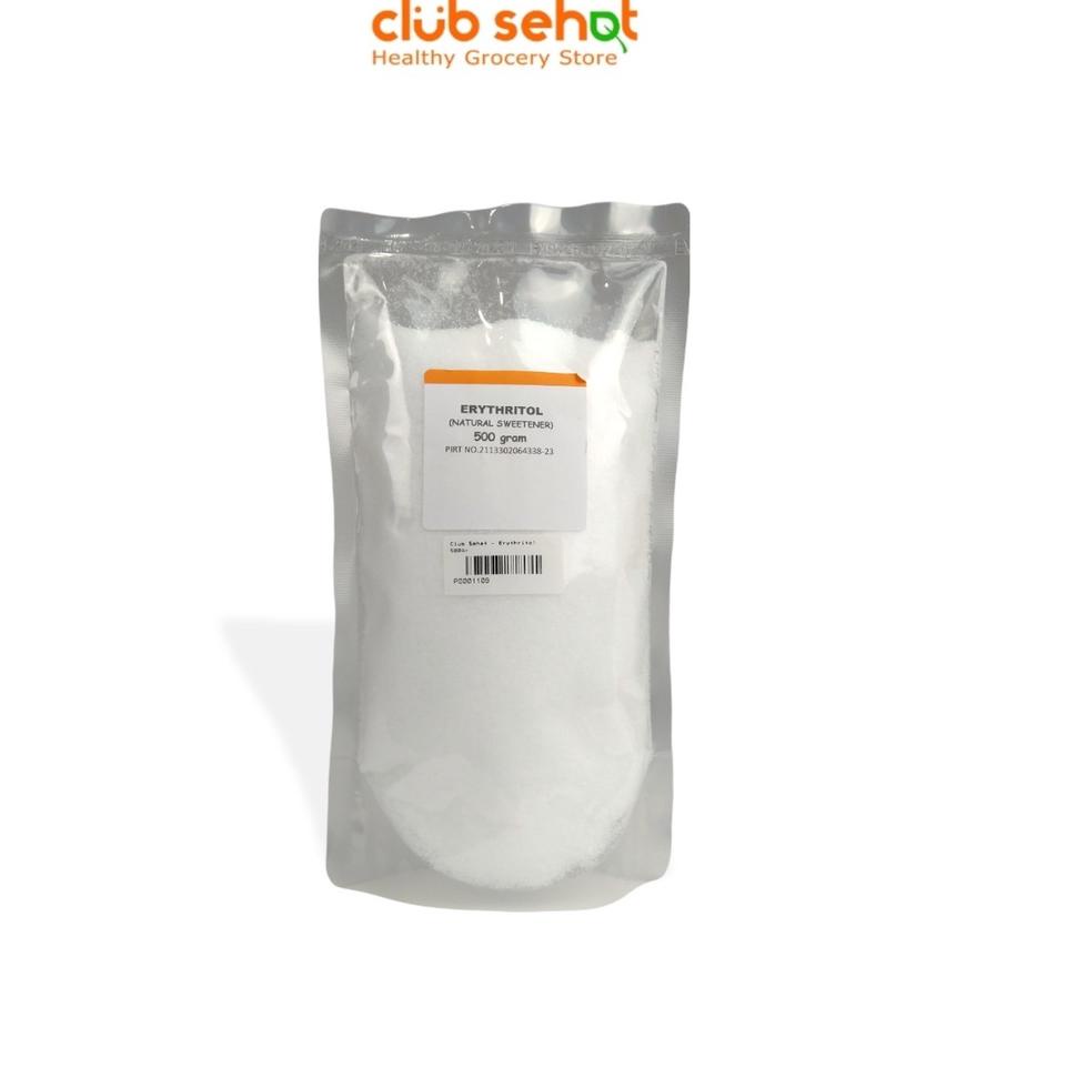 

9.9 CLUB SEHAT - ERYTHRITOL Natural Sweetener (Pemanis Alami) 500Gr murah