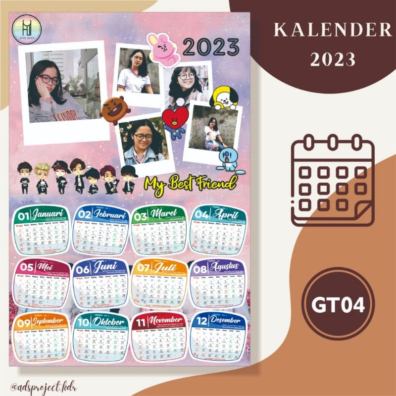 

JASA EDIT KALENDER CUSTOM 2023 FREE CUSTOM GRATIS ONGKIR