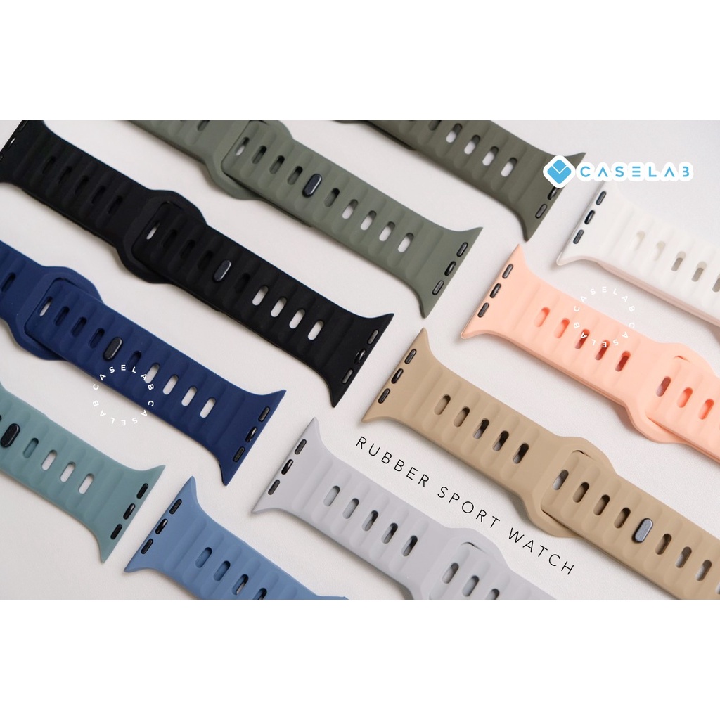 STRAP IWATCH SPIGEN PREMIUM RUBBER NEW VERSION STRAP IWATCH SE 1 2 3 4 5 6 7 8 ULTRA SE STRAP IWATCH