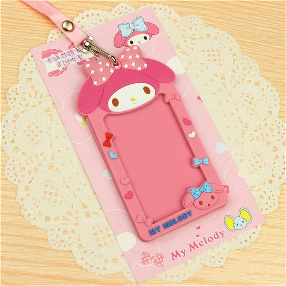 Lanfy Label Tag Holder Kartu ID / Nama 9 Motif Anime Untuk Koper / Travel