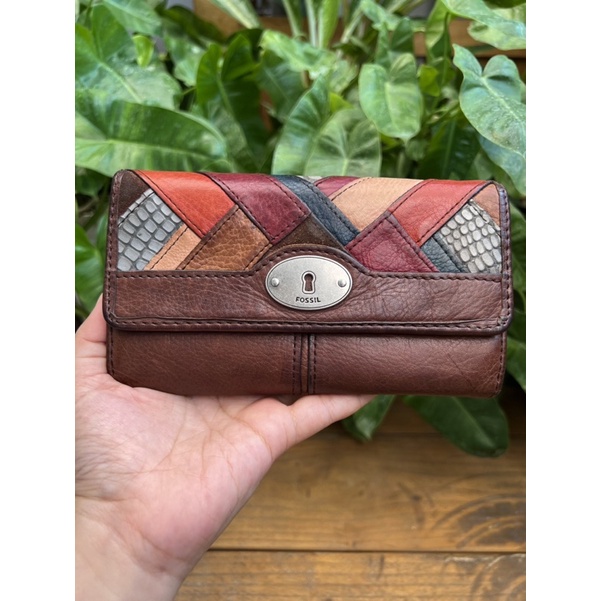 Fossil Wallet Maddox Patchwork (Preloved)