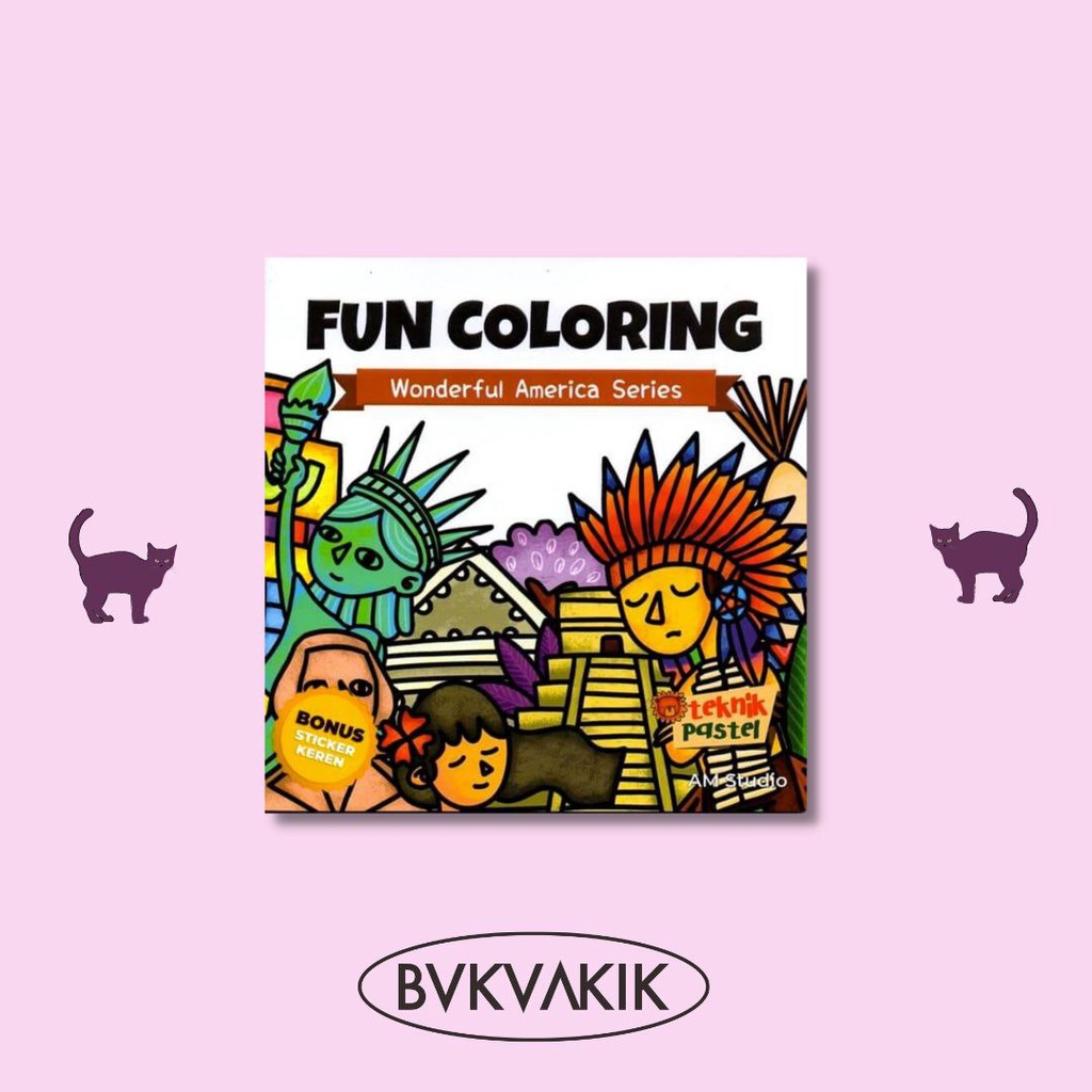 Wonderful America Series:Fun Coloring - Vinsen Am Studio