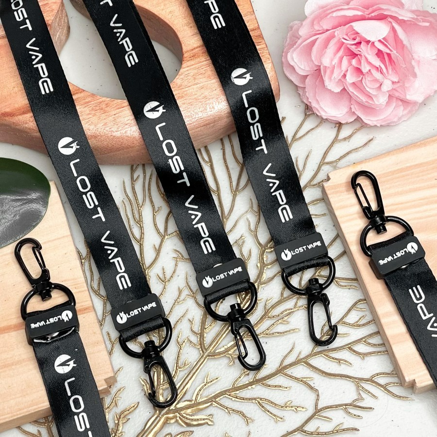 LANYARD LOSTVAPE BLACK KARET 13 20 40 LOST VAPE LANYARD VAPE LOSTVAPE