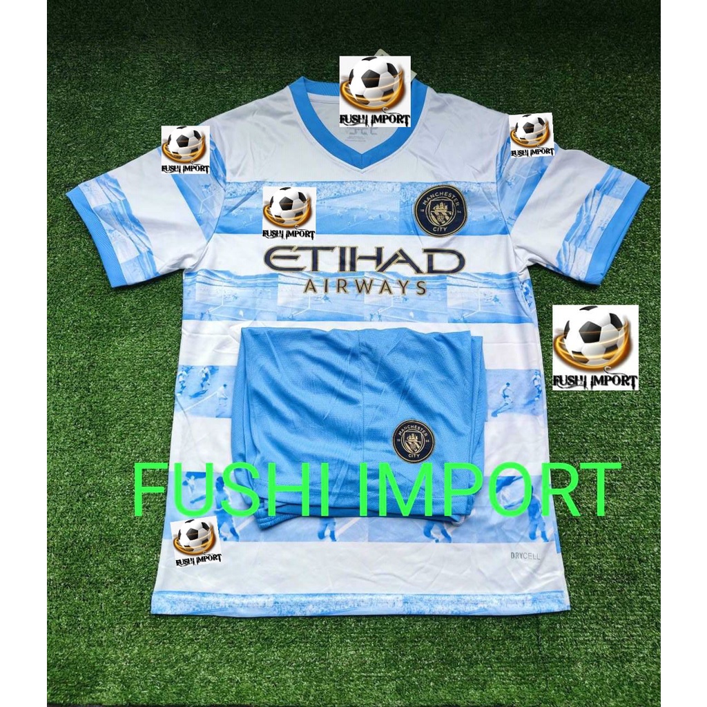 Setelan Jersey Baju Bola City Special Edition 2022 2023 ( Fullset Satu Set ) Grade Ori