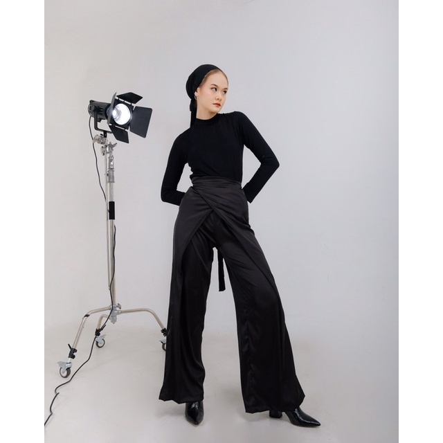 Kulot Wrap Pants | Celana lilit | Freesia Pants | Skoshstyle