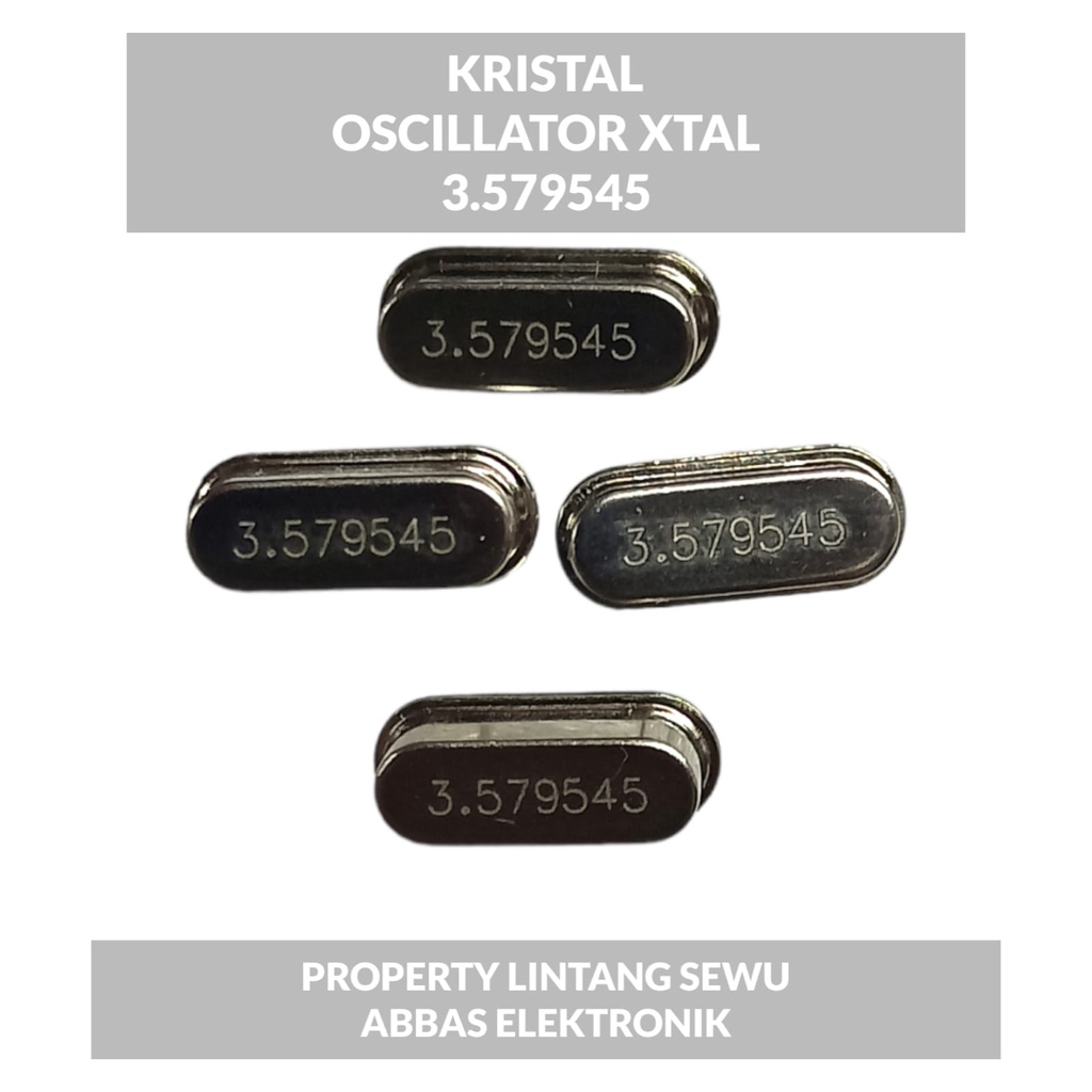 KRISTAL CRYSTAL 3.579545 OSCILLATOR XTAL 3.579545