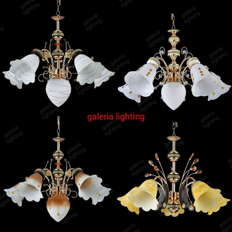 Lampu gantung klasik modern ruang tamu/meja makan E27