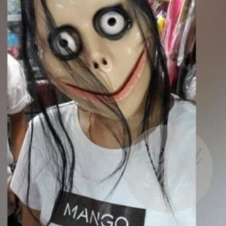 Jual Topeng Momo Halloween Seram Rumah Hantu Jepang Prank Cosplay Mask ...