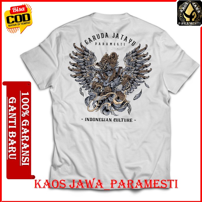 Paramesti Kaos Jawa Bali Garuda Jatayu Distro Viral Terbaru terkini Oversize Bigsize Jumbo kualitas 