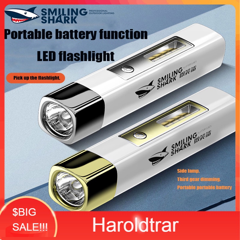 COD/Senter LED Super Terang hingga 600 meter/Lampu Senter Led Mini Portable Super Terang Jarak Jauh