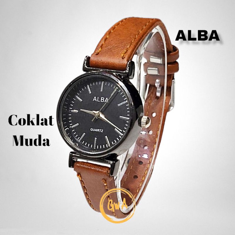 Jam Tangan Cewek Kalep Alba Fashion Free baterai