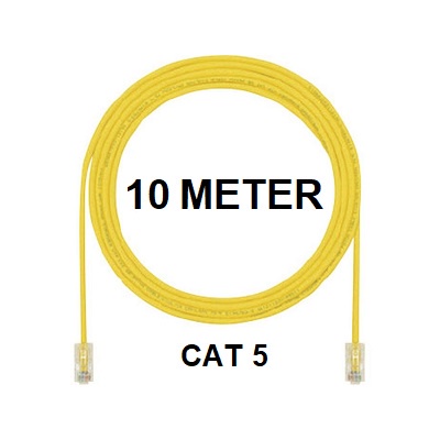 Inotrix 10M-UC5 Pathcord Kabel LAN 10M Internet RJ45 10Meter Cat 5 Cat5 Cat 5e Cat5e