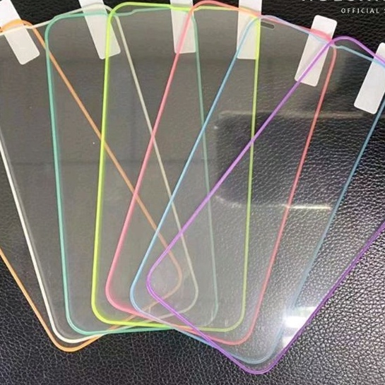 Tempered Glass Neon Glow In The Dark Luminous TG OPPO A1K/A3S/A7/A5S/A11K/A12/A15/A15S/A16/A16E/A16K/A17/A17K/A5 2020/A9 2020/A78/C1/C2