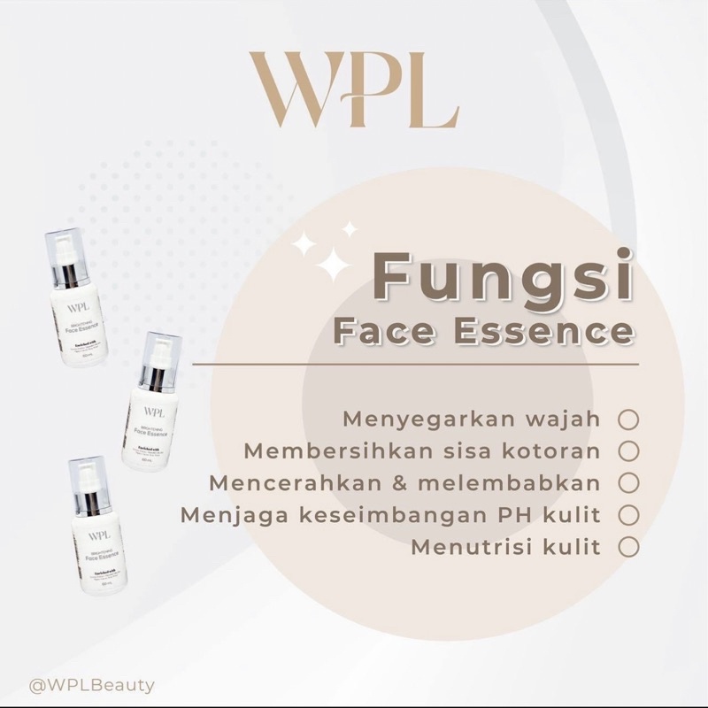 WPL PLATINUM BRIGHTENING SERIES BY WINNY PUTRI LUBIS WPL JAKARTA MEDAN ULTRAGLOW JAKARTA SELATAN