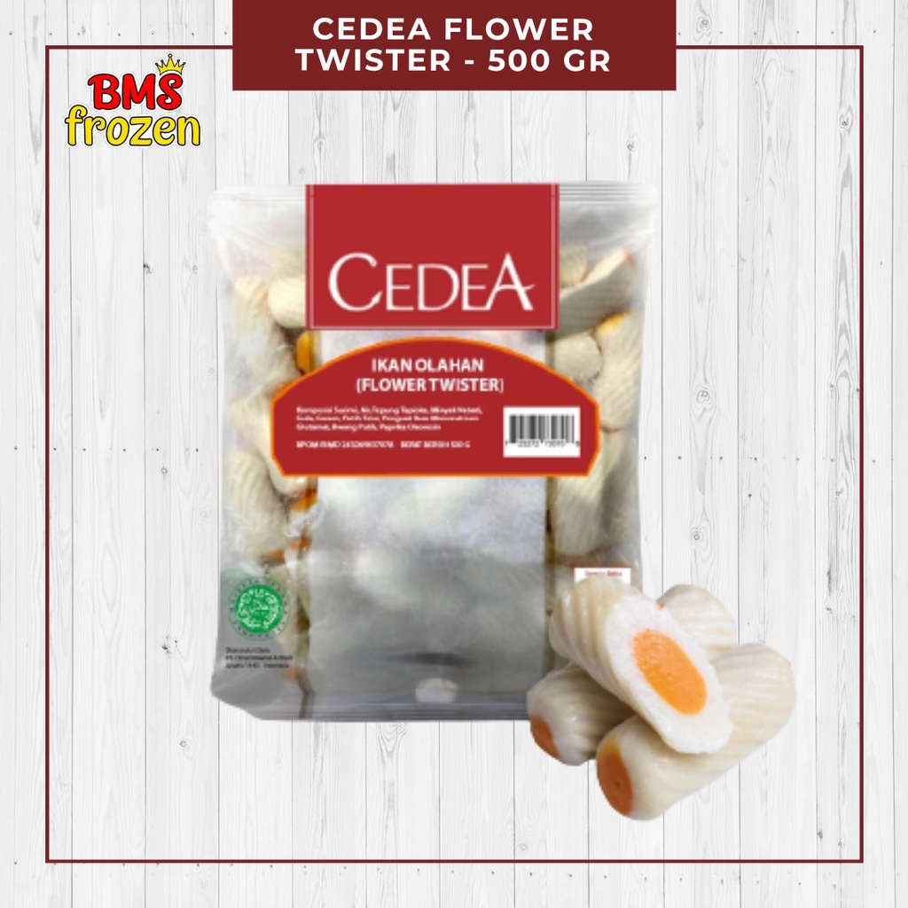 BMS Frozen Food | Cedea Duo Twister - Flower Twister - Sosis Salmon