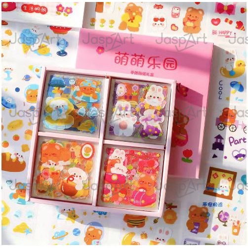 

100 Lembar Stiker Waterproof Sticker Botol Minum Tumblr Viral Lucu Korea DIY