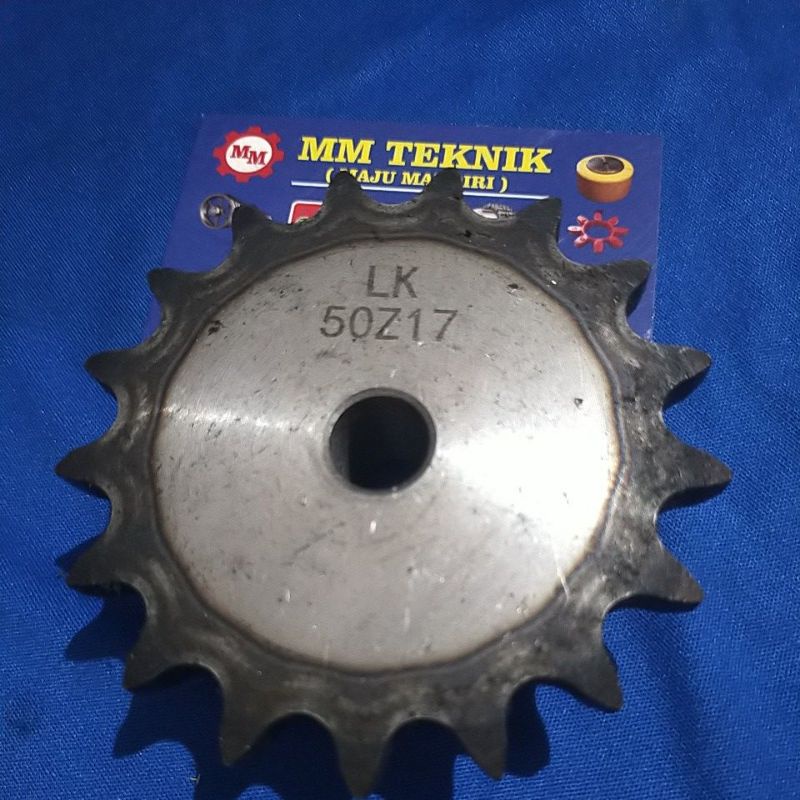 Sprocket RS 50 x 17 T Gear Rantai Single Gir gigi Z 17T RS50 -1 50Z17 50X17T 50-1 tipe B Sproket spr 50-17T 50x1x17T 50-1-17T