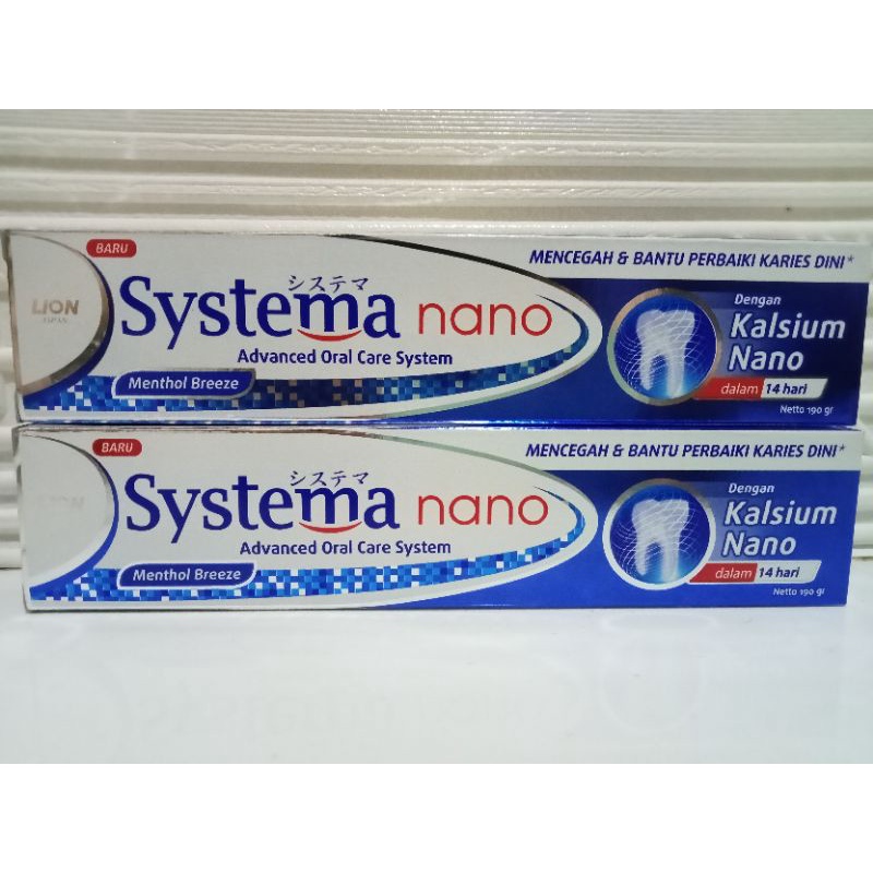 Jual Systema Pasta Gigi Nano Gr Shopee Indonesia