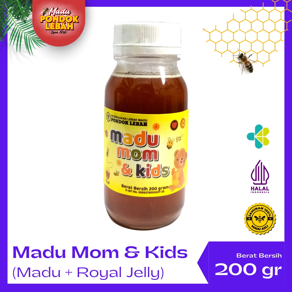 

Pondok Lebah - Madu Asli Mom & Kids Royal Jelly