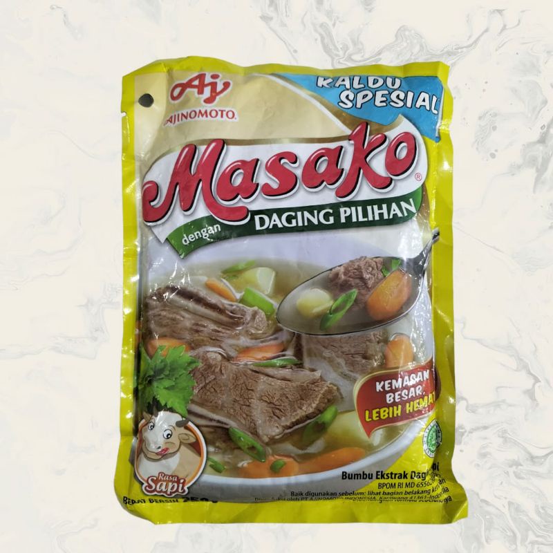 

Masako Bumbu Penyedap Rasa Ayam/Sapi 250gram