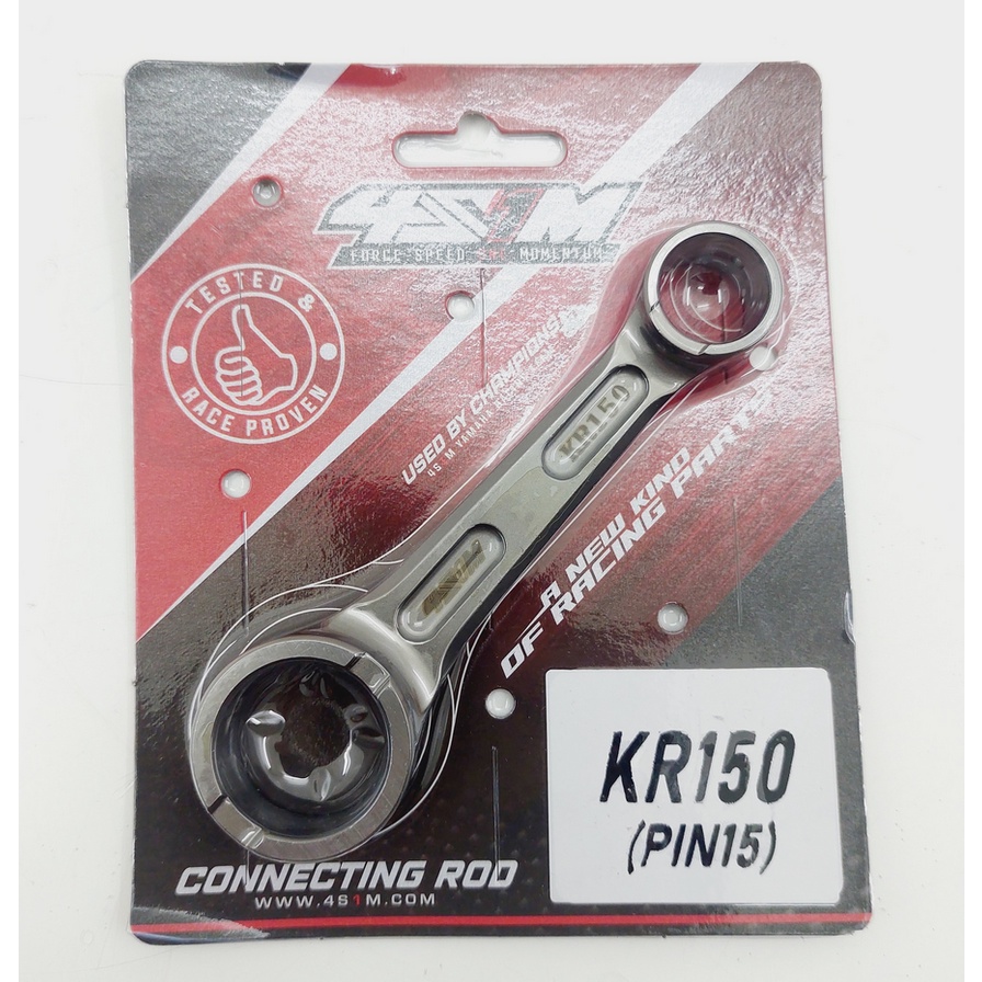 STANG PISTON SEHER 4S1M FORGED KAWASAKI NINJA R RR ZX KR 150 PEN PIN 15 UKURAN 106 ORIGINAL