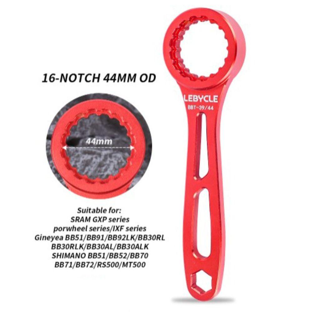 Lanfy Four-In-One BB Wrench Portable Profesional MTB/Instalasi Braket Sepeda Jalan Sepeda Ultra Ringan BB Bawah Multifungsi Alat Perbaikan Sepeda Repair Wrench