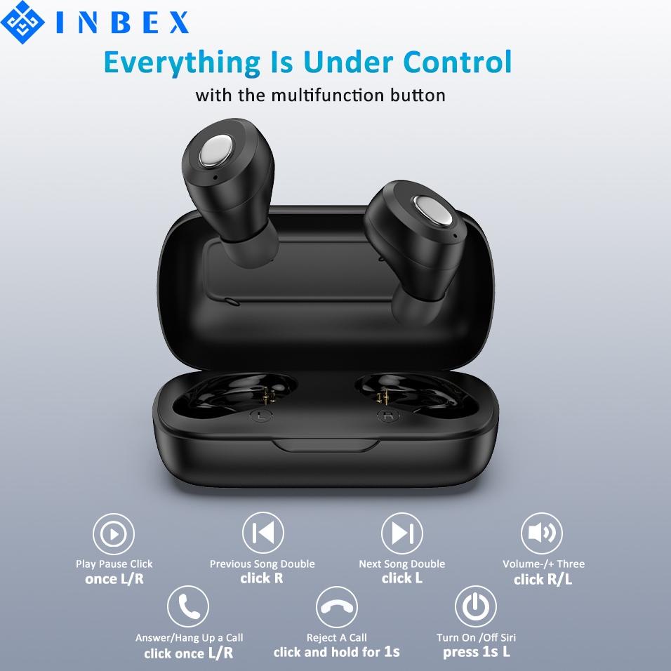 COD 【READY】INBEX M3 True Wireless Earbuds TWS Bluetooth 5.0 Stereo Earphone IPX5 Waterproof Mini Ear