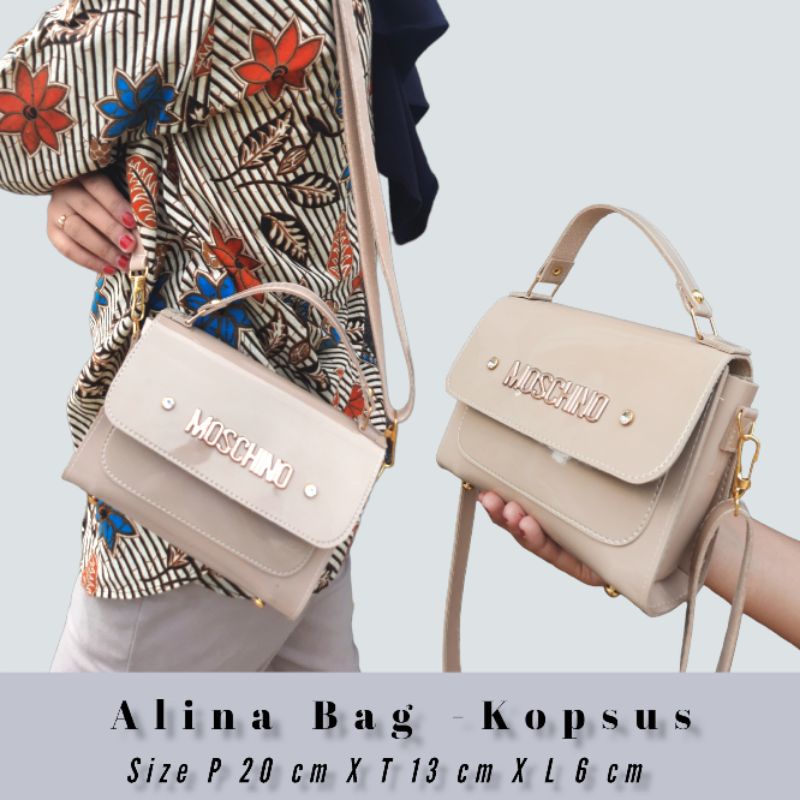 ALINA BAG TAS SELEMPANG BAHAN JELLY