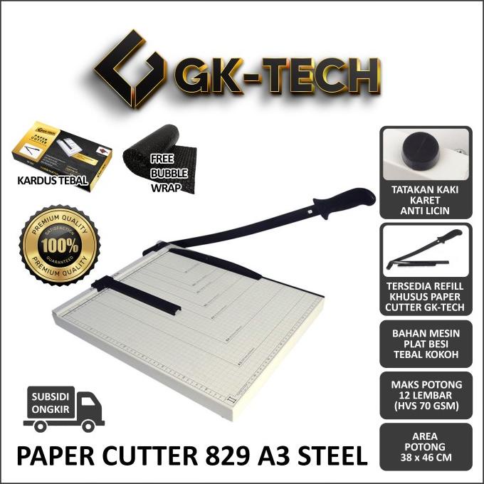 

Paper Cutter A3 ( Alat Potong Kertas ) Pemotong Kertas Kenko Joyko