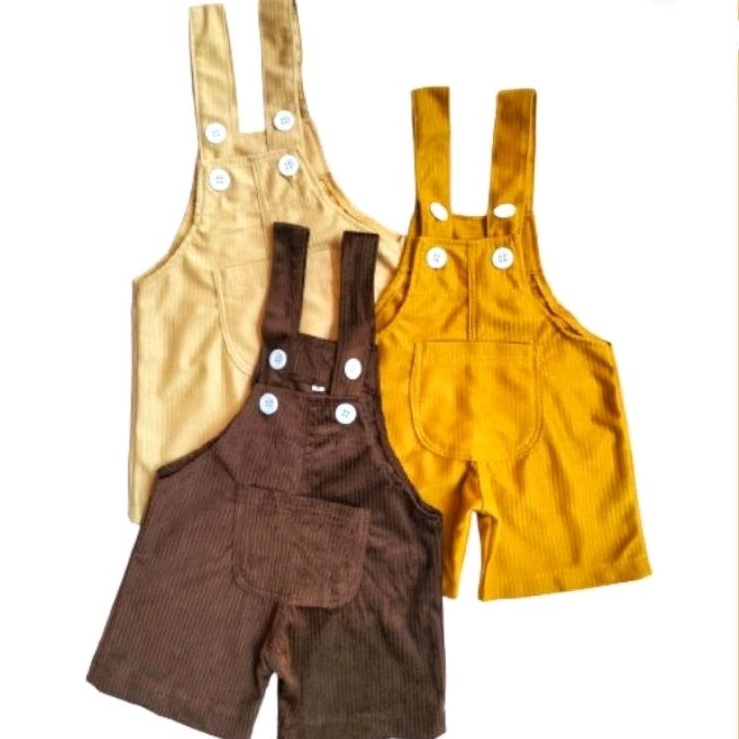 Overall Anak Sydney Corduroy Jumper Bayi Baby Kids Cewek &amp; Cowok 6 bulan - 3 tahun Corduroy