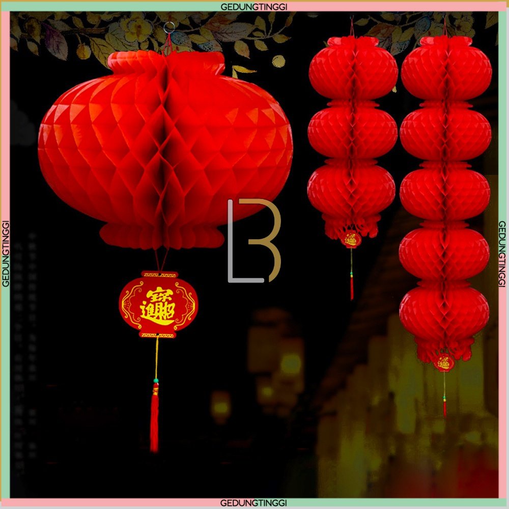 Lampion Gantung Kertas Plastik Benang Kecil Mini Susun Aksesoris Asesoris Dekorasi Tanaman Pohon Sakura Meihwa Mehwa Meihua Mehua Imlek Sincia Tahun Baru Cina China Cny 2023 Bludru Merah Polos Nanas Jepang Sarang Lebah Outdoor Anti Air 1 Pasang Sepasang