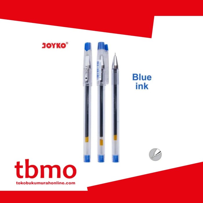 

TBMO ECER GELPEN JOYKO GP-266 0.28 ITECH2 BIRU / BOLPEN GEL / BULPOIN