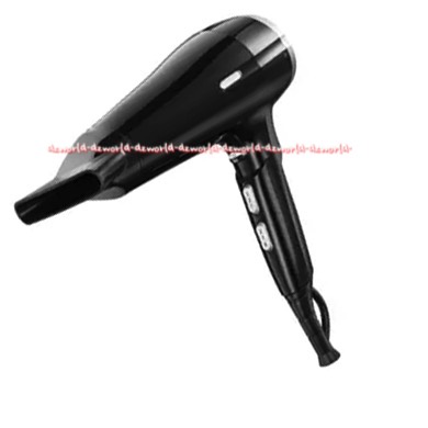 Kris Hair Dryer Hitam Pengering Rambut dengan 3 Pemanasan Menata dan Mengeringkan Rambut Ion Panas Yang Cepat  Krisbow Hairdryer Black