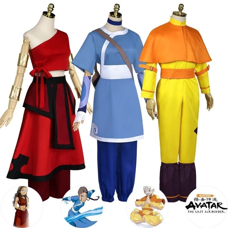 Kostum Avatar Ang/Katara/Azula/Zuko