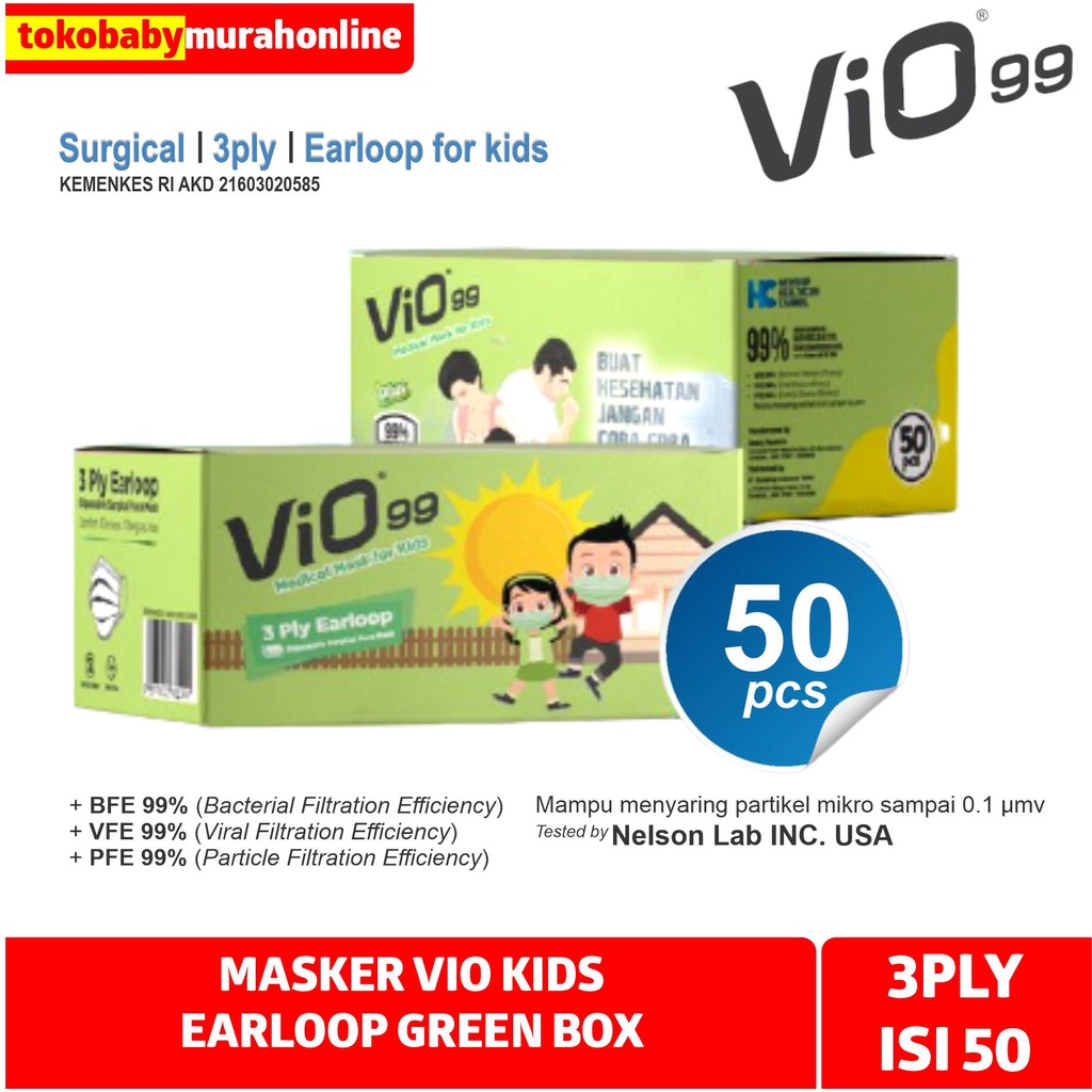 VIO EARLOOP KIDS 50PCS