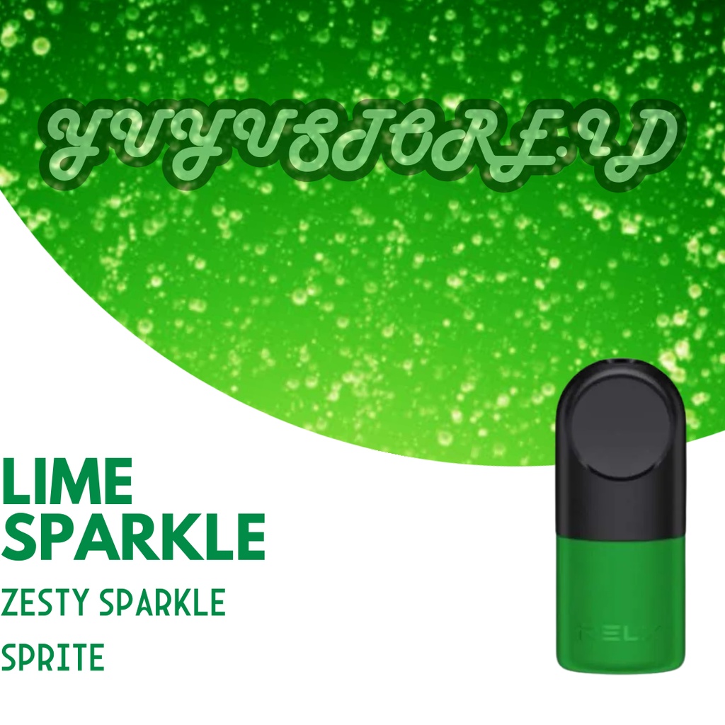 Relx Infinity Pod Pro Lime Sparkle / Zesty Sparkle atau Sprite untuk Infinity Essential