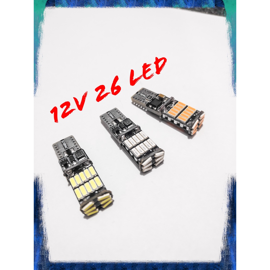 LAMPU LED SEN SENJA T15 T10 12V 16W CANbus SUPER BRIGHT MOTOR MOBIL