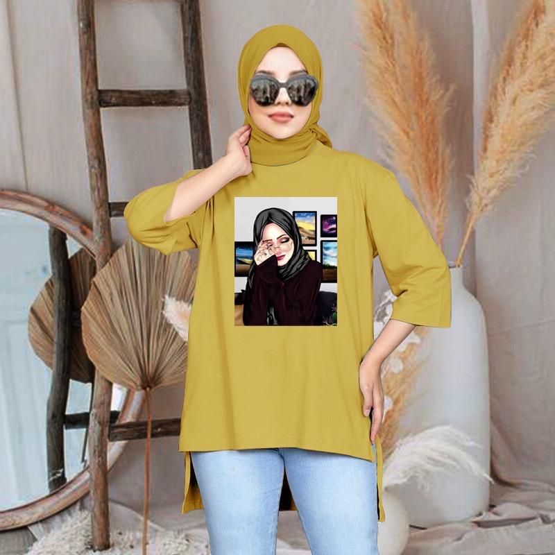 FC - TUNIK BASIC OVERSIZE WANITA HIJAB'S VARIASI 060 DTF