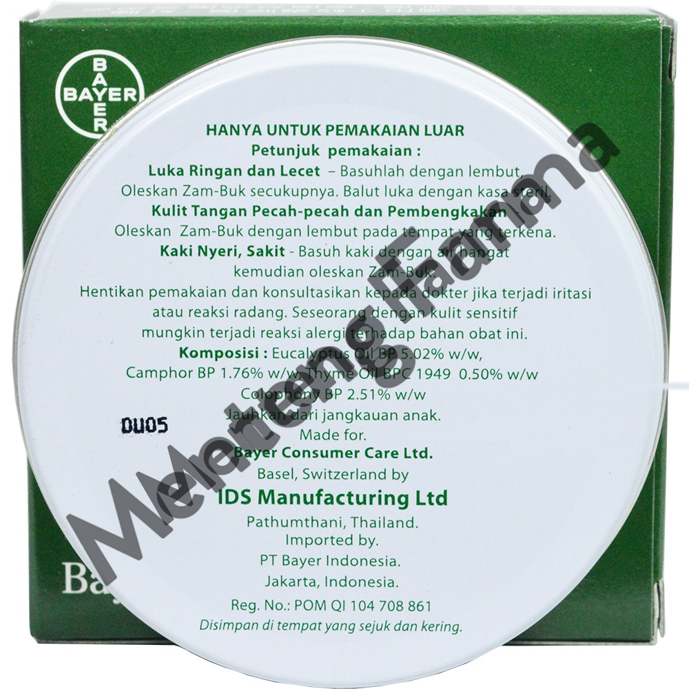 Zambuk Medicated Ointment 25 Gr - Obat Luka Memar Terkilir