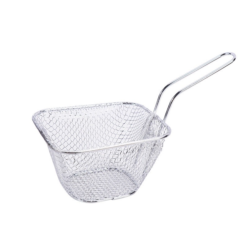 MINI FRYER BASKET KERANJANG SAJI FRENCH FRIES STAINLESS / KERANJANG MINI HOLDER KENTANG GORENG