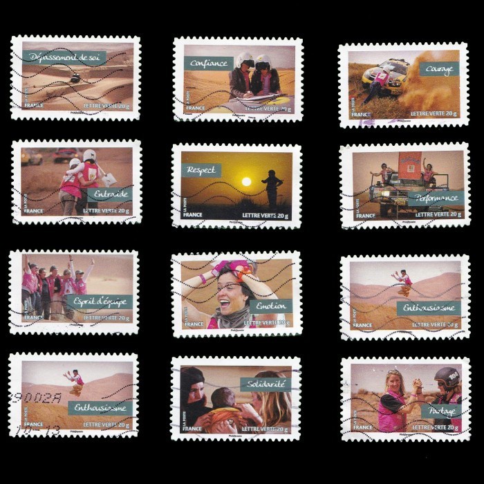 

0775 Perangko Prancis 2013 Womens Day 12v Used