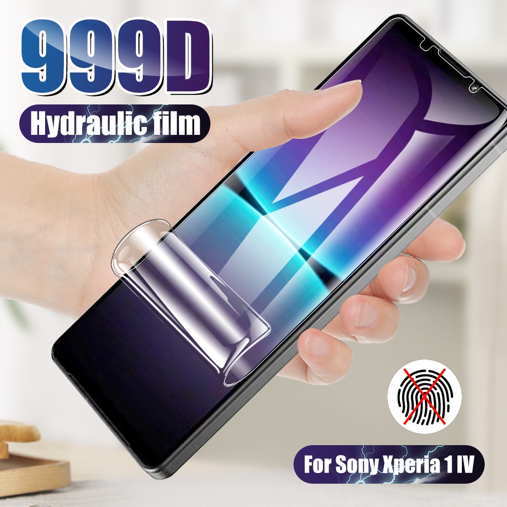 1pc Film Pelindung Layar Hydrogel Anti Gores / Ledakan Untuk Sony Xperia 1 IV